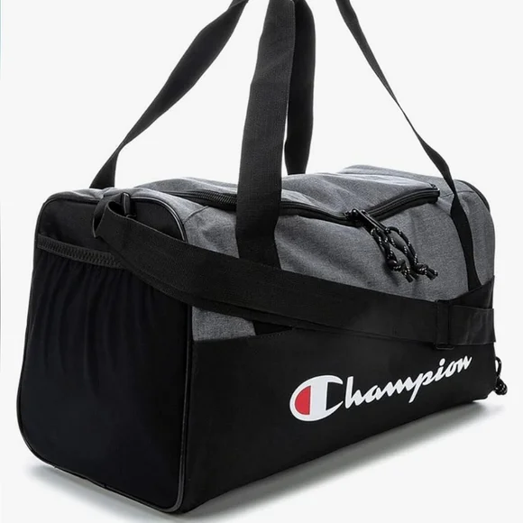 Champion Grey & Black Prologue Duffel Bag ~ NWT - Picture 3 of 5